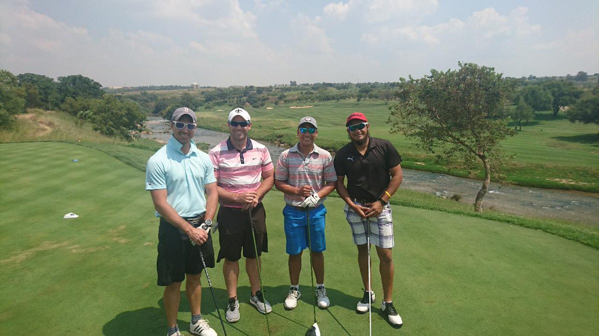 Couple Protea boys joining us today <a href="/SteynCity_Golf/">Steyn City Golf</a>