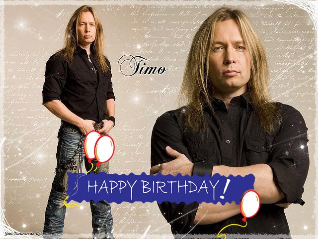 Timo Kotipelto Happy Birthday 15/03/2017 