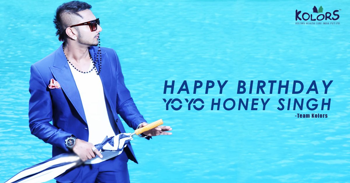 Team Kolors Wishes Honey Singh A Very Happy Birthday.   