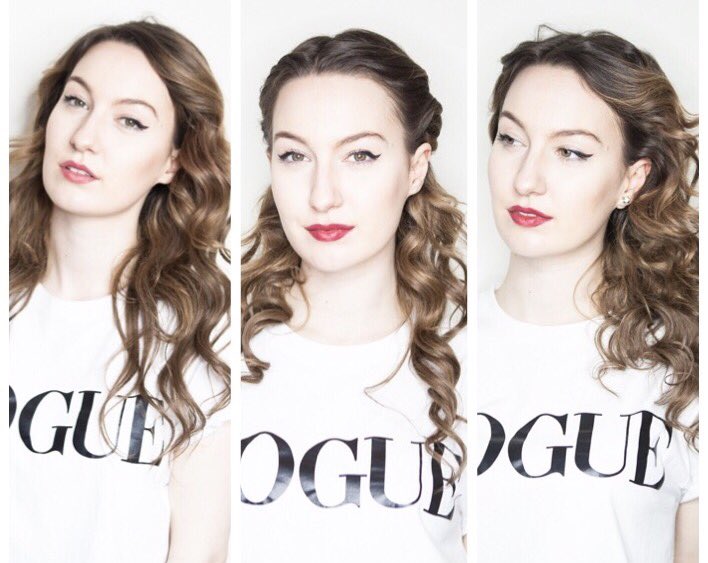 I created 3 looks using my <a href="/PaulMitchellUK/">Paul Mitchell UK</a> rose gold hair styler, full post here bit.ly/2nkOwLC 👸🏻#bbloggers