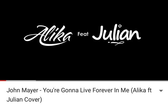Cover terbaru aku dan Julian. John Mayer Cover - You're Gonna Live Forever In Me -> youtu.be/ZJmRPgZoXAk