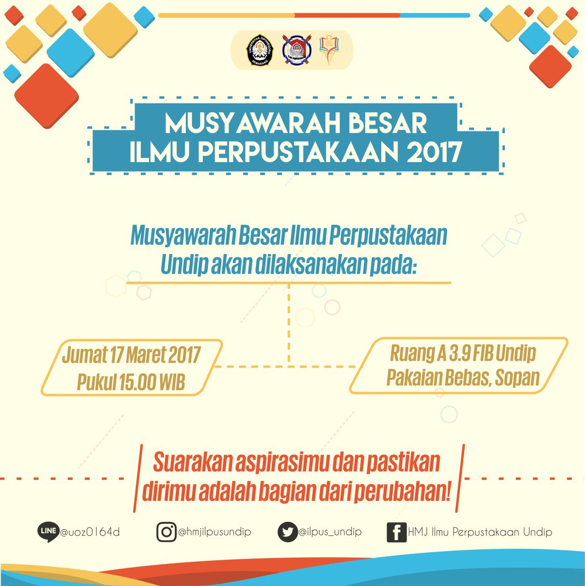 [MUSYAWARAH BESAR ILMU PERPUSTAKAAN 2017]