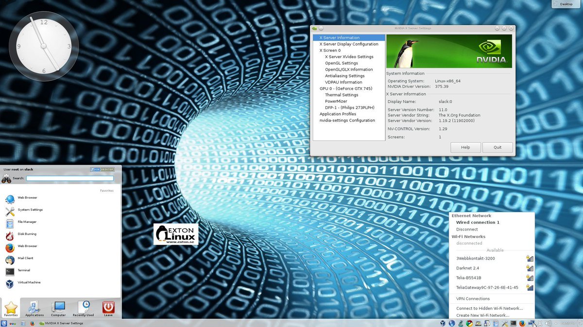 MariusNestor's tweet photo. #SlackEX Distro Is Based on #Slackware 14.2 and #KDE 4.14.27, Uses #Linux #Kernel 4.10.2 https://t.co/8nW0hJnBnR @linuxexton @kdecommunity https://t.co/rU9bTzKUsA