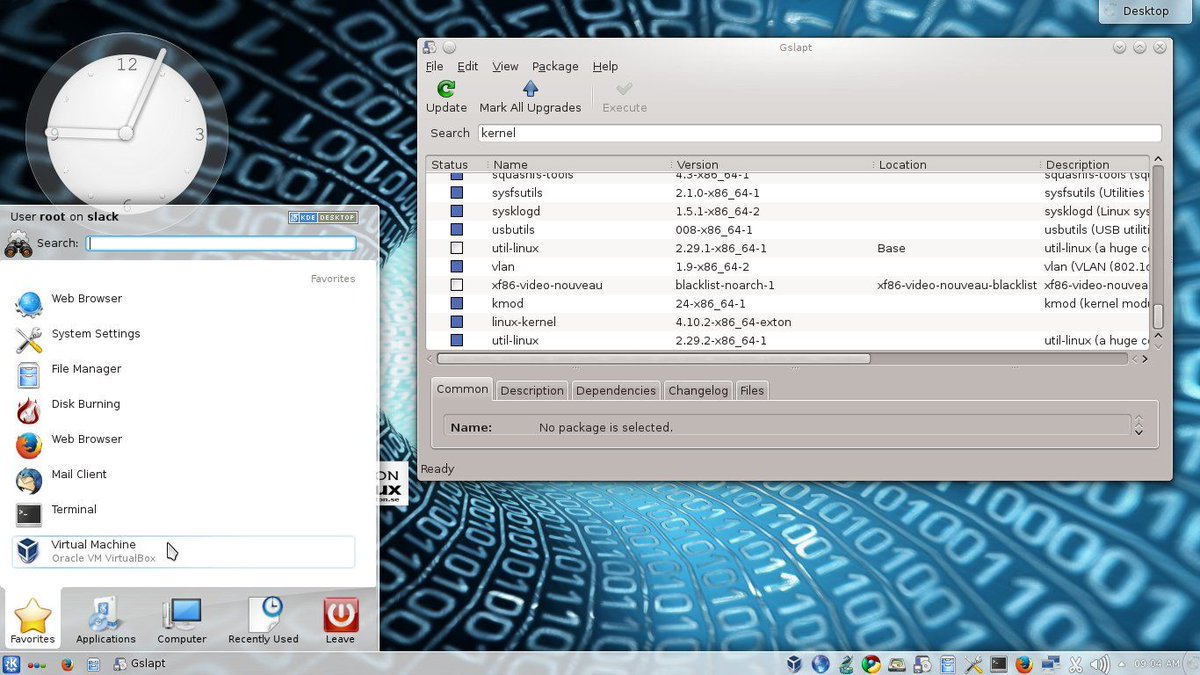 MariusNestor's tweet photo. #SlackEX Distro Is Based on #Slackware 14.2 and #KDE 4.14.27, Uses #Linux #Kernel 4.10.2 https://t.co/8nW0hJnBnR @linuxexton @kdecommunity https://t.co/rU9bTzKUsA