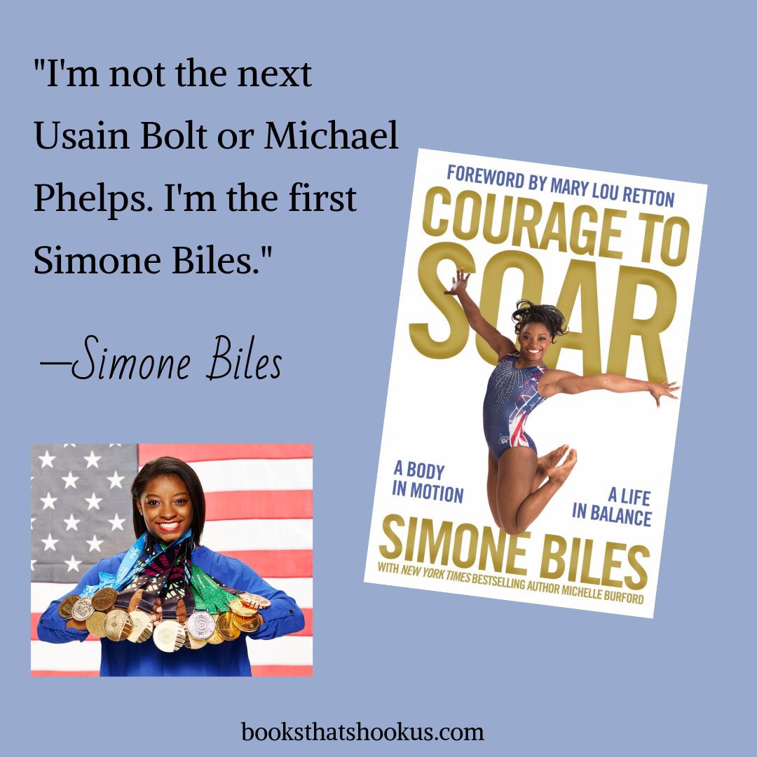 Happy birthday to Simone Biles! We have her memoir on our TBRs. Anyone read it? 
