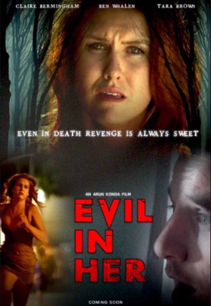 ClaireBerm's tweet photo. Evil In Her.. Watch it Now on Amazon!! 🎥😱💥🍿 https://t.co/mkwtLEERBw #screamqueen #horror #supernatural #netflix #ginger #revenge #paranormal https://t.co/645RxElkhc