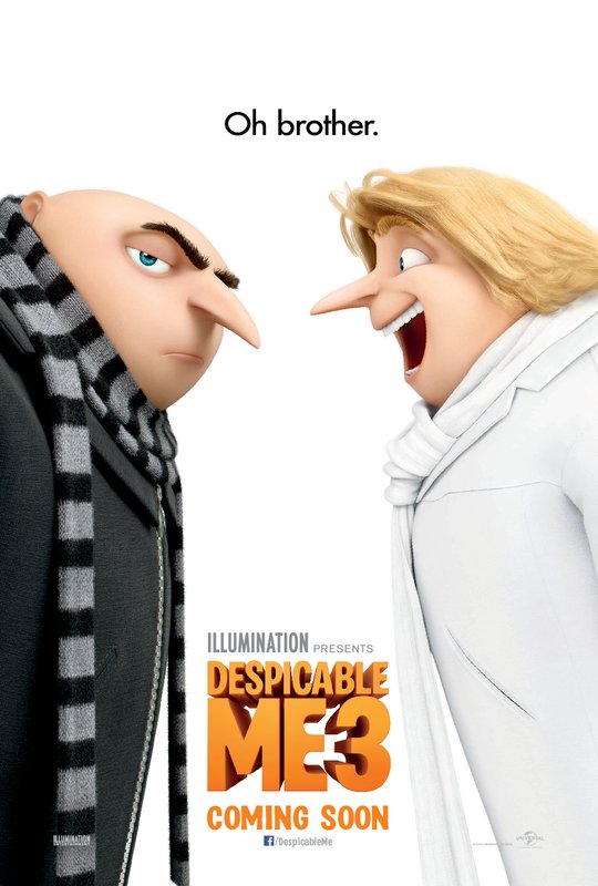 UIPMoviesID's tweet photo. Kenalkan Dru, saudara kembar Gru. Tunggu trailer terbaru #DespicableMe3 sesaat lagi. https://t.co/bVqxjUxUTs