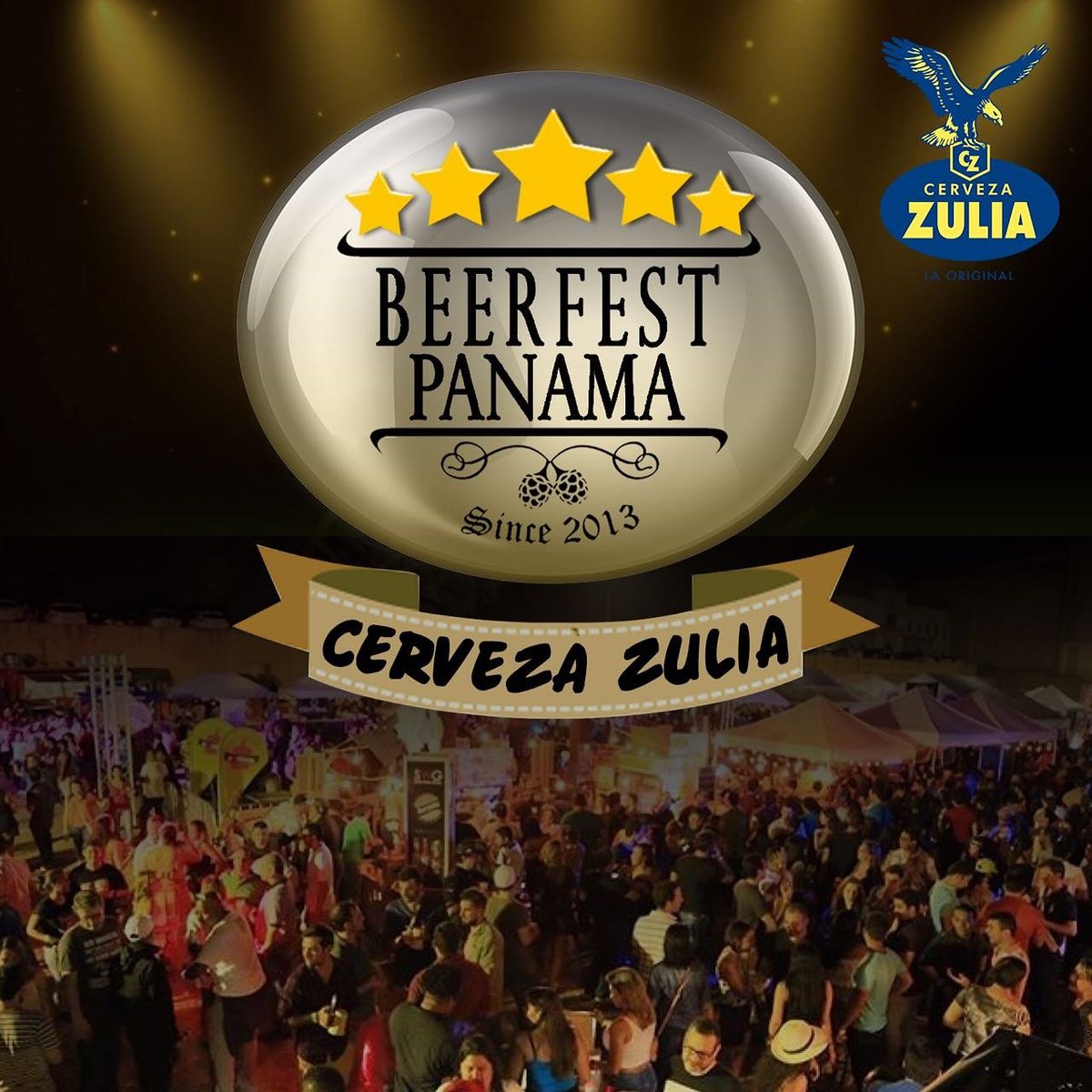 istvensa's tweet photo. Este viernes y sábado te esperamos en Beerfest Panamá para que disfrutes del mejor ambiente en compañía de tu Cerveza Zulia. https://t.co/QIGqqbT4SC