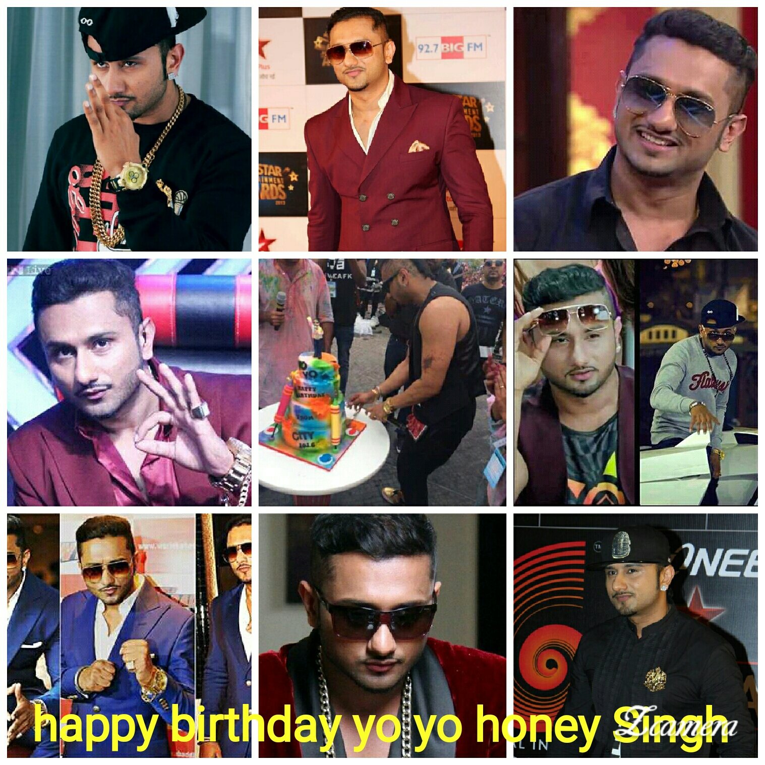  happy birthday yo yo honey Singh 