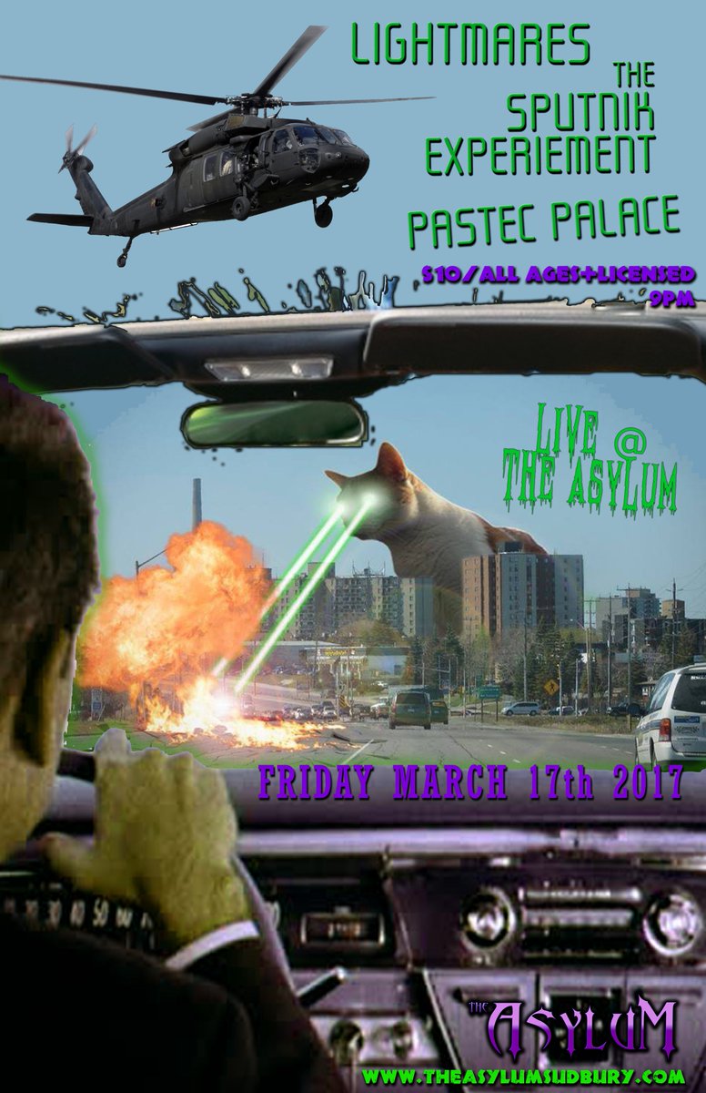 This weekend is pact! Lightmares/SputnikExperiment/PastecPalace+BlindCats/Radissons/HammockDistrict. Its punkrockabilly indie blues-techish😍