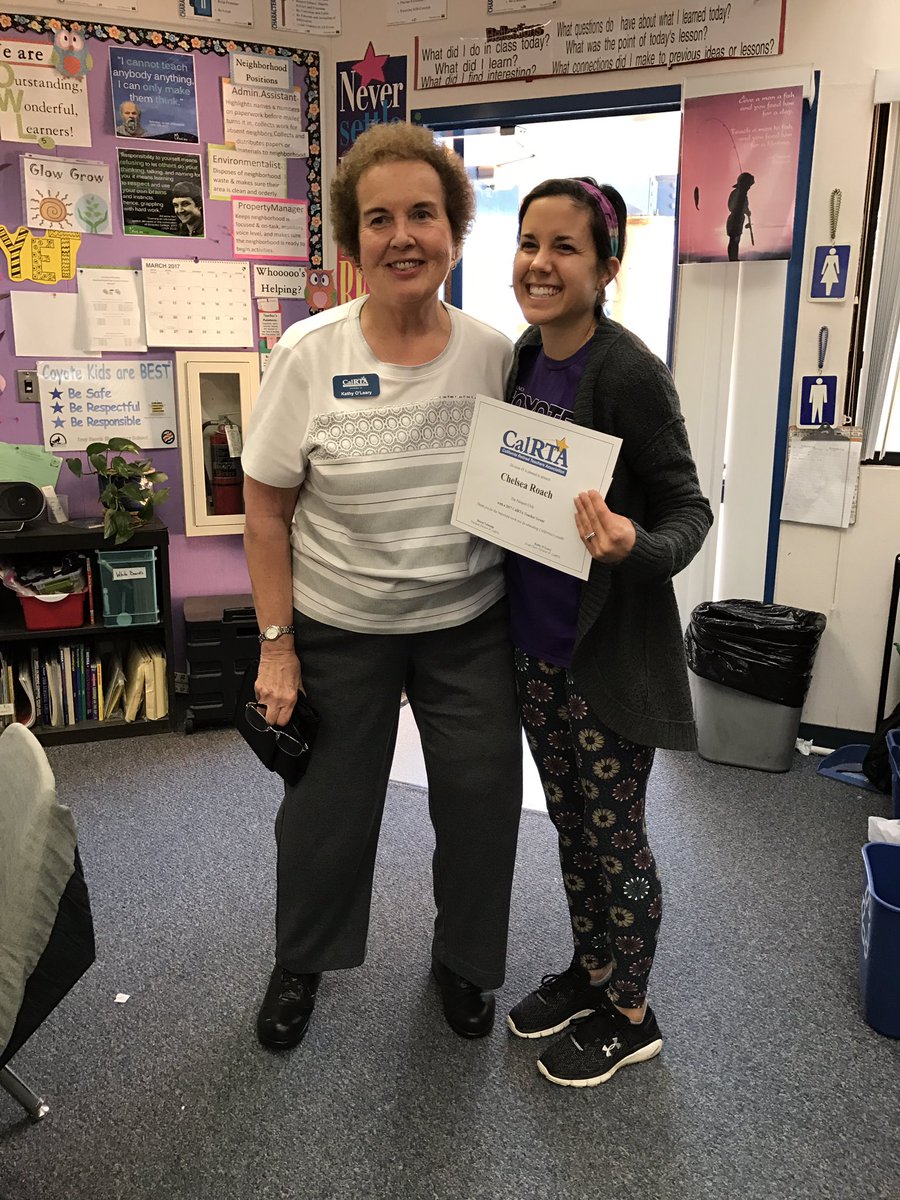 IRaCoyote's tweet photo. Thank you CA Retired Teachers Association for awarding @MrsRoach5 a grant that will support the Passport Club @IRaCoyote https://t.co/HyEZrWxeDA