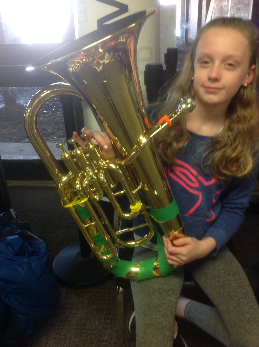 BandisGrand's tweet photo. Great work decorating instruments! @EPPenguins #FoyerFest https://t.co/FEmY2AkwVB