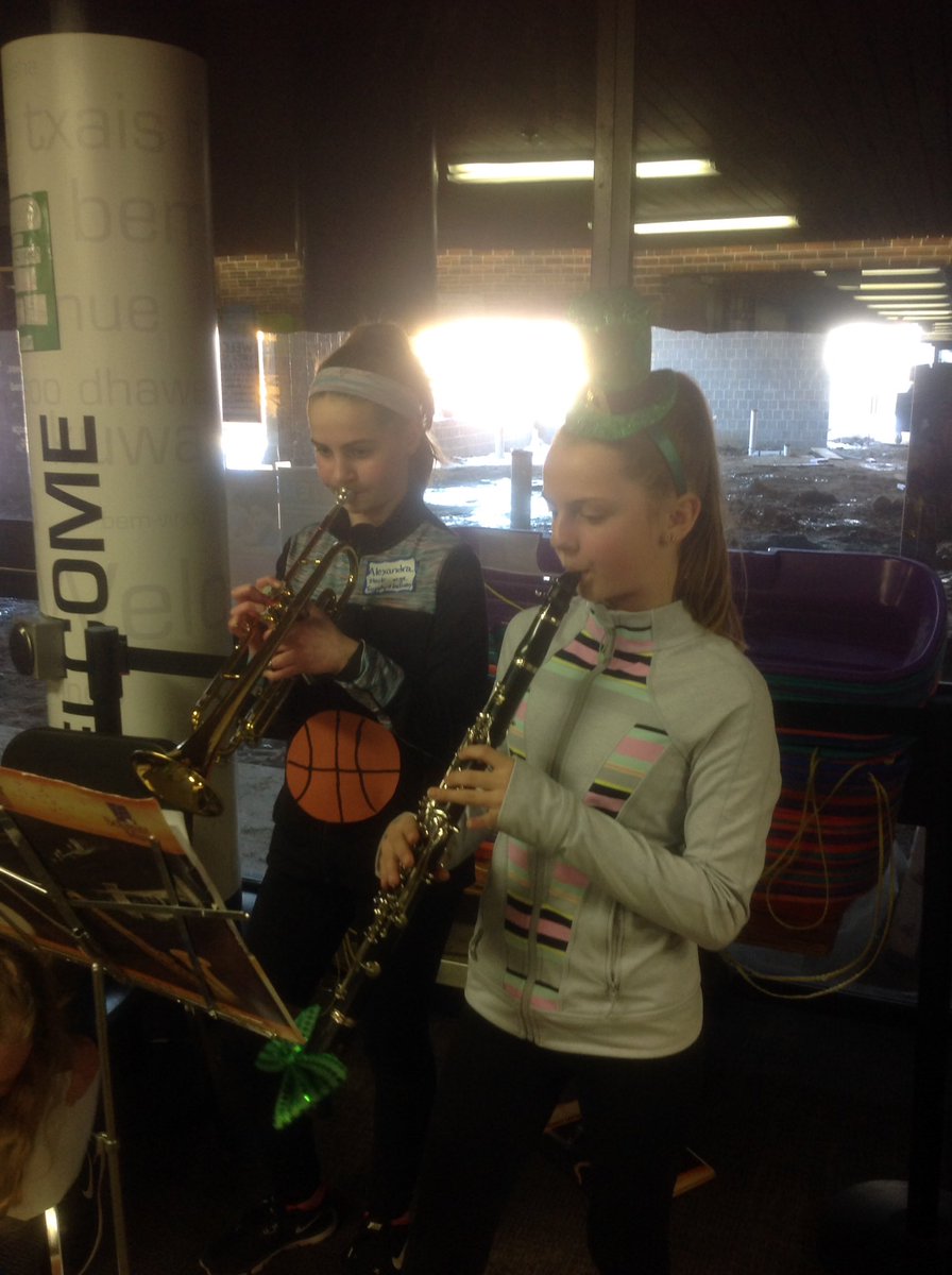 BandisGrand's tweet photo. Great work decorating instruments! @EPPenguins #FoyerFest https://t.co/FEmY2AkwVB