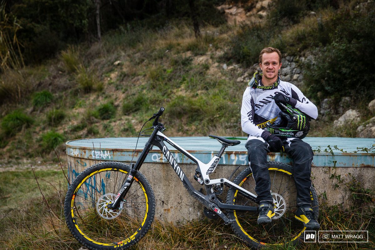 pinkbike's tweet photo. Catch up with @TroyBrosnan about his move to @canyon_bikes and plans for 2017. #PBinterview #mtb #pinkbike https://t.co/tJNv3Oqdpp https://t.co/MyglQYqCeW