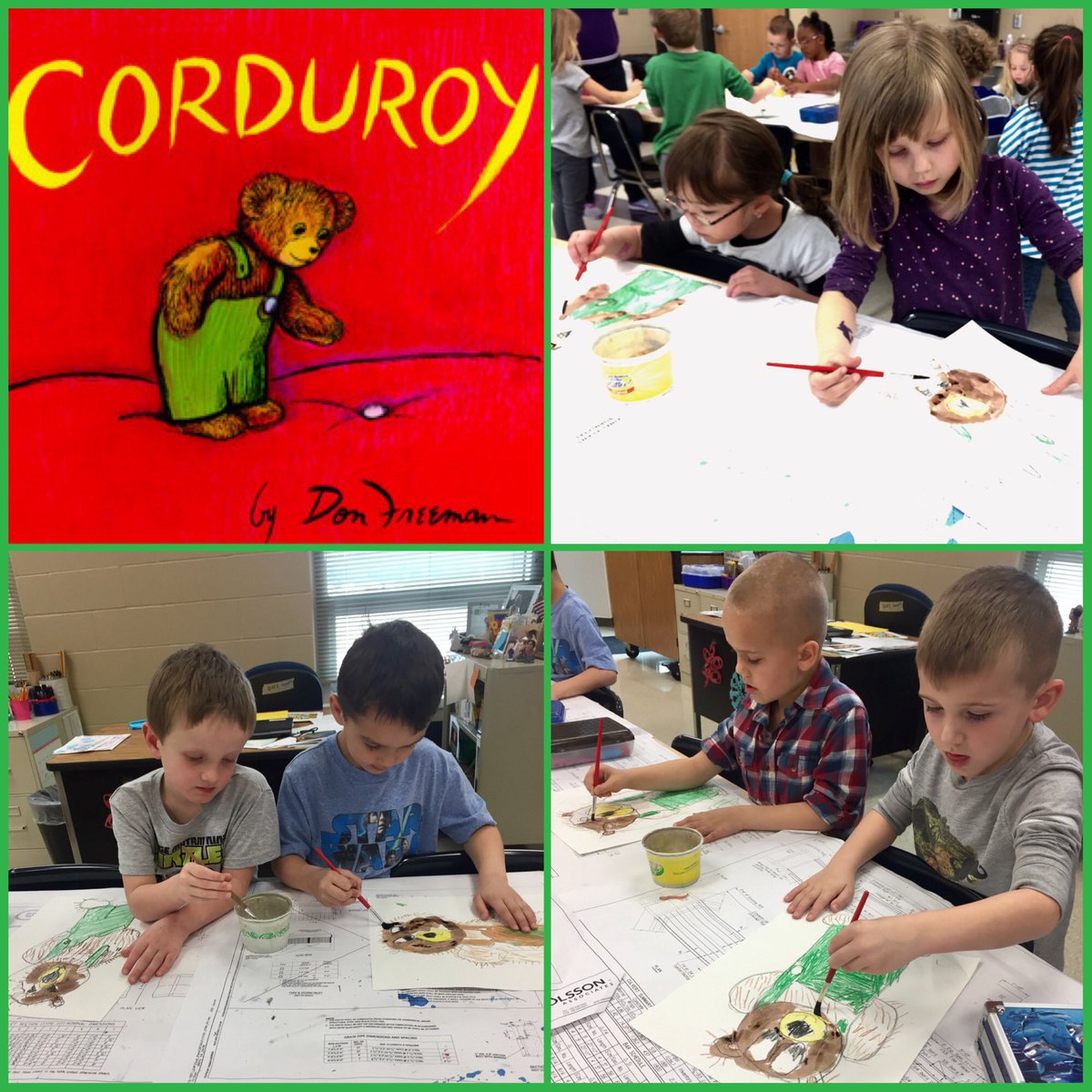 jenn_stuck's tweet photo. My students PAINTED today during art with Mrs. R!  Personalities seemed to come alive through their art work! #FREBuffaloes https://t.co/7MglUD3Gr6
