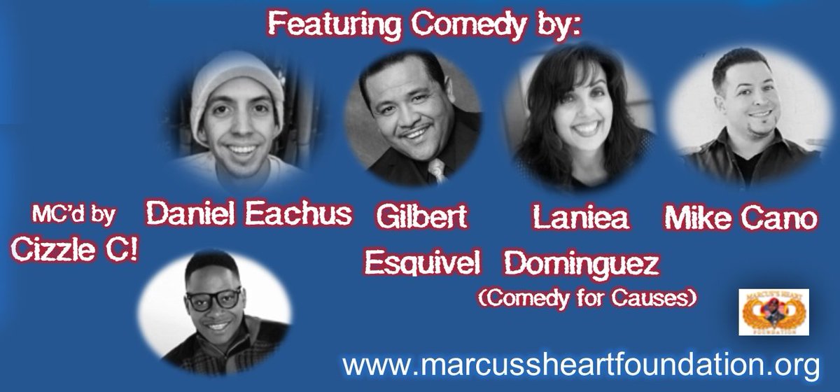 MarcusHeartFndn's tweet photo. Featuring the Best of the Best in Clean Comedy @ our 7th Annual LOL Dinner &amp; Comedy Fundraising Gala on Saturday, March 18th! #MHFLOL https://t.co/xDZ4Yc8utD