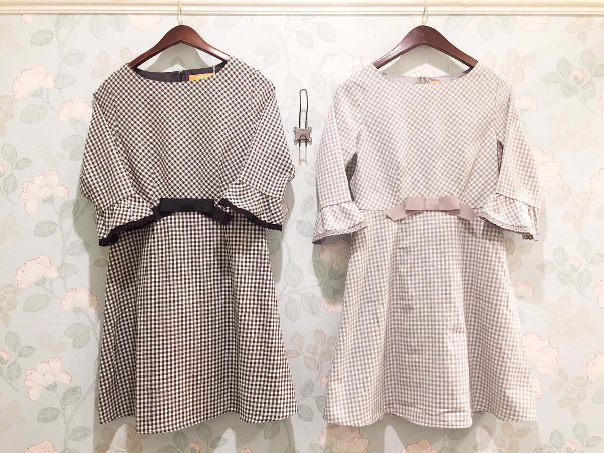 ট ইট র F I N T An3 天王寺ミオ店 New Arrival フロントリボンギンガムチェックワンピース Light Gray Black 8400 Tax 春夏らしいギンガムチェックワンピースです フィント ワンピース ギンガムチェック リボン Fint T Co T9yygwajgx