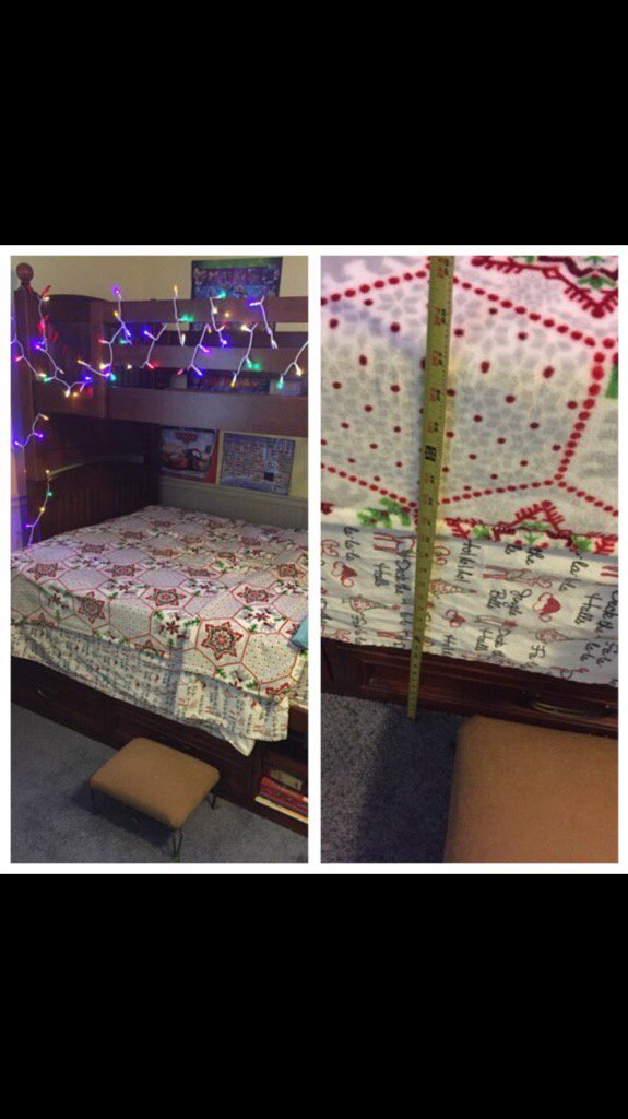 TerriEllsworth's tweet photo. And this is his climb into bed nightly....over 24" off the floor $Srpt #Dmd #Exondys51 works #Anthem #BCBS #Excellus https://t.co/QX1BsT6Sr4