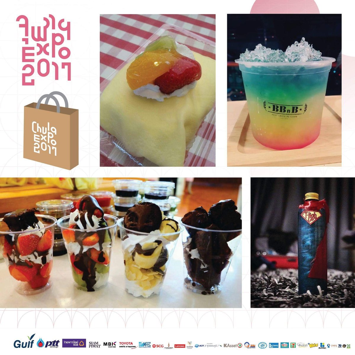 ChulalongkornU's tweet photo. พบกับตลาดประจำงานจุฬาฯ Expo 2017 ตลอดริมถนนระหว่างคณะอักษรถึงคณะวิศวะ (ริมถนนอังรีดูนังต์) ตั้งแต่เวลา 8.00-19.00น.
#ChulaExpo2017 https://t.co/ycG5iK4z1W