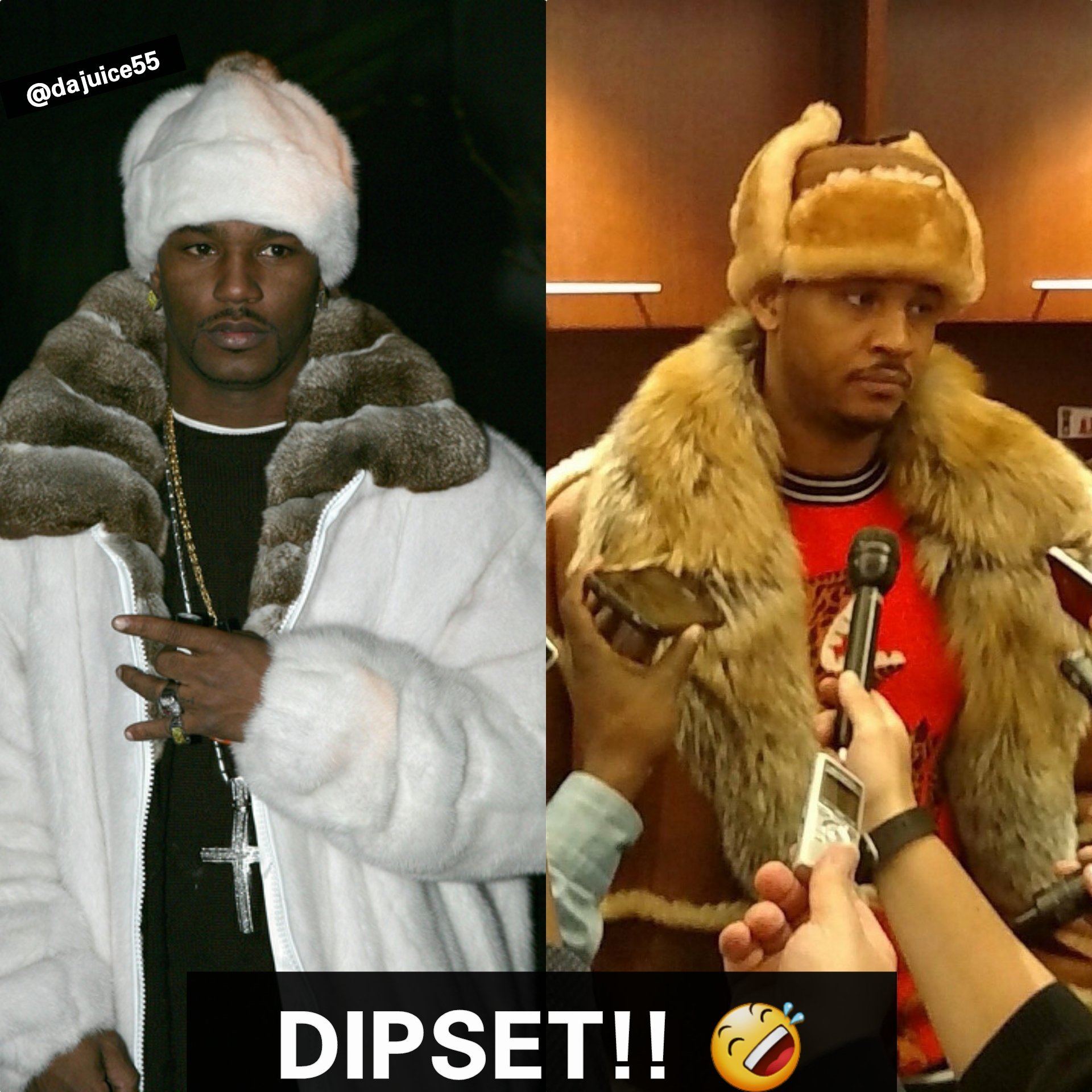 Omar 'OJ' Reed on Twitter "DIPSET, DIPSET, DIPSET!! 😂🤣 MELO ON HIS CAM