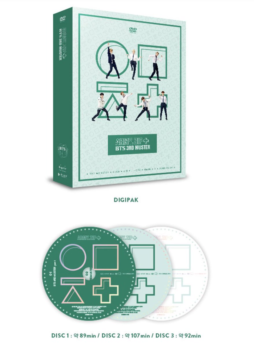 韓国 Blu-ray ZIP MUSTER ARMY グク BTS 3RD