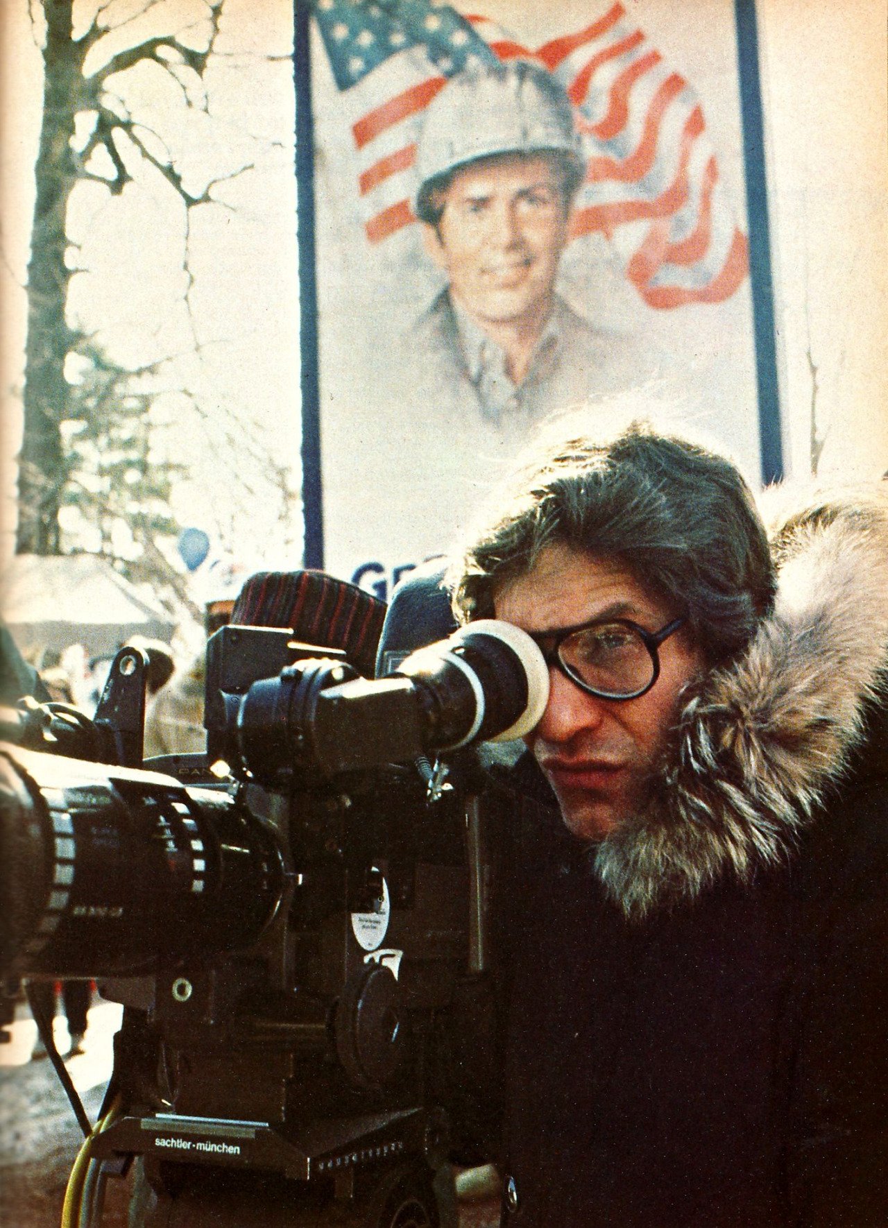 Happy 74th birthday to the great David Cronenberg, seen here on the set of \The Dead Zone\ (1983). 