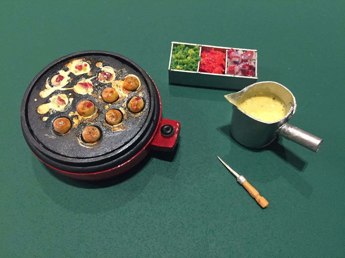 しかʕ ᴥ ʔ 既出かもしれませんが ネギなどの細かいものにはコスモス粘土 は割れやすく断面が白くなるのであまり向いてないと思いました さらにモデナよりもダイソーの樹脂粘土が一番きれいに作れました ミニチュア ミニチュアフード