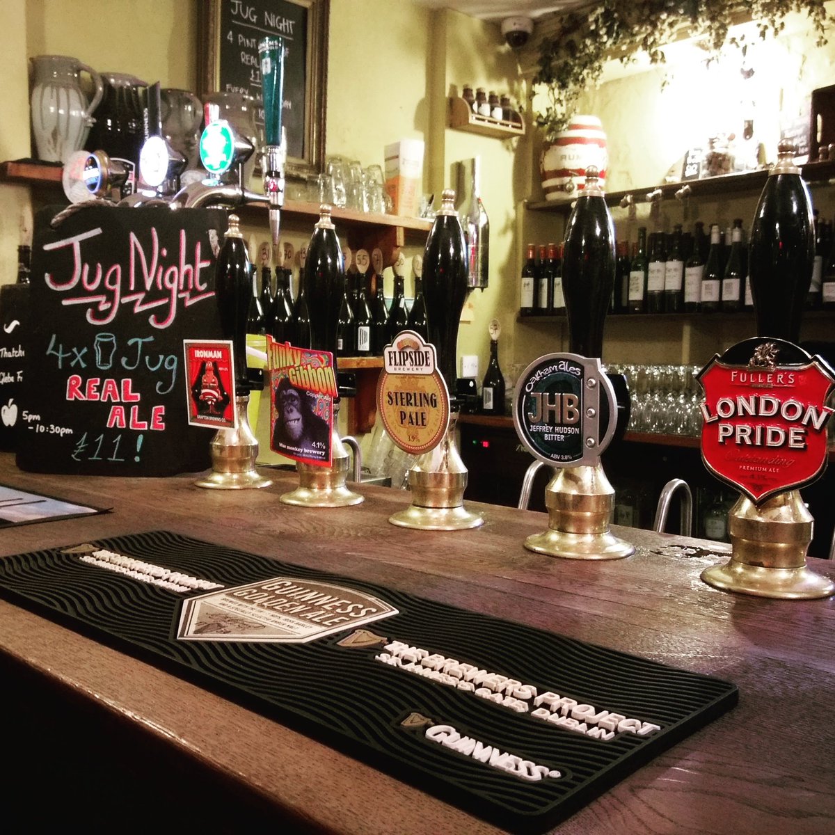 Today's ale jug selection! #bluemonkey #graftonbrewing #flipsidebrewery #jugnight