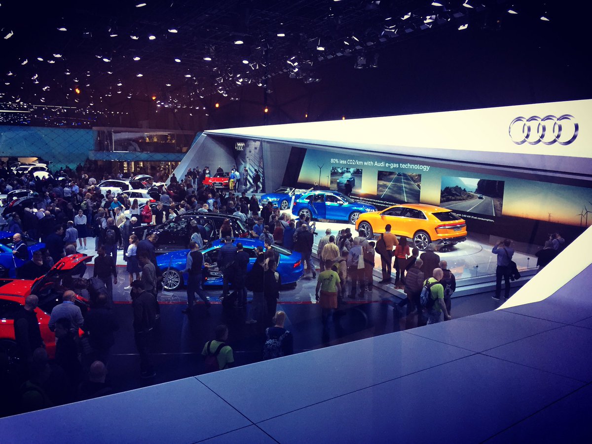 AudiSportPoole's tweet photo. A few pictures from yesterday... #genevamotorshow 

Such an amazing exciting time with new Audi Sport product on the horizon! https://t.co/onOIIZJNCF
