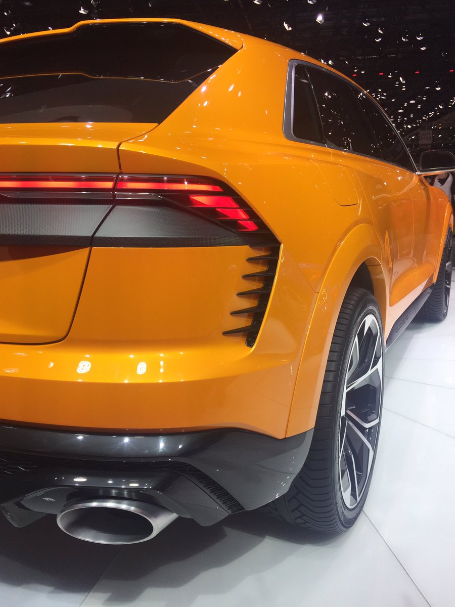 AudiSportPoole's tweet photo. A few pictures from yesterday... #genevamotorshow 

Such an amazing exciting time with new Audi Sport product on the horizon! https://t.co/onOIIZJNCF