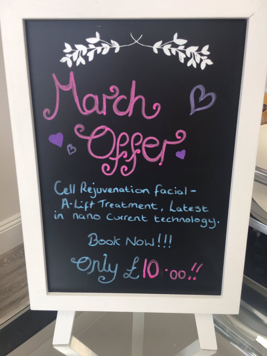 _beautique's tweet photo. March offer! 
Call to book 01723 500327 💆🏽☺️ https://t.co/t2eox8haum
