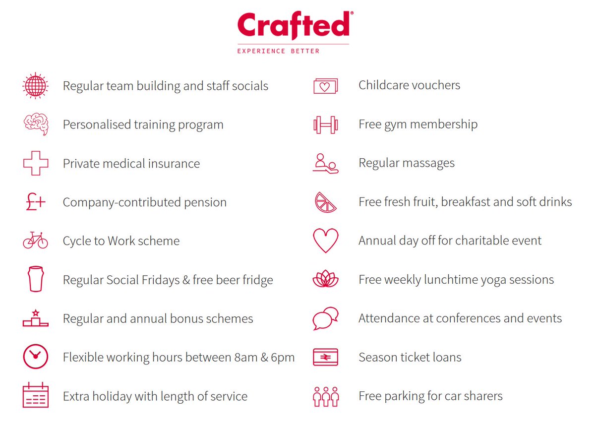 craftedmedia's tweet photo. Due to recent growth Crafted are recruiting for several roles across the business. More details can be found here - https://t.co/TnGRuBHuU7 https://t.co/HzvKYfvKTr