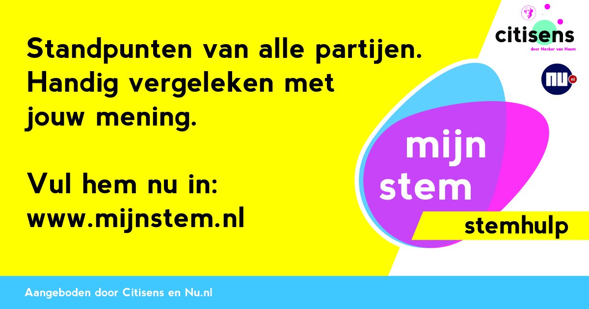 GemeenteraadNL's tweet image. Hup, snel even een #stemhulp raadplegen, voordat je vandaag gaat stemmen? Check de Nu.nl-app voor Stemhulp.MijnStem.nl #TK2017 #Stemmen