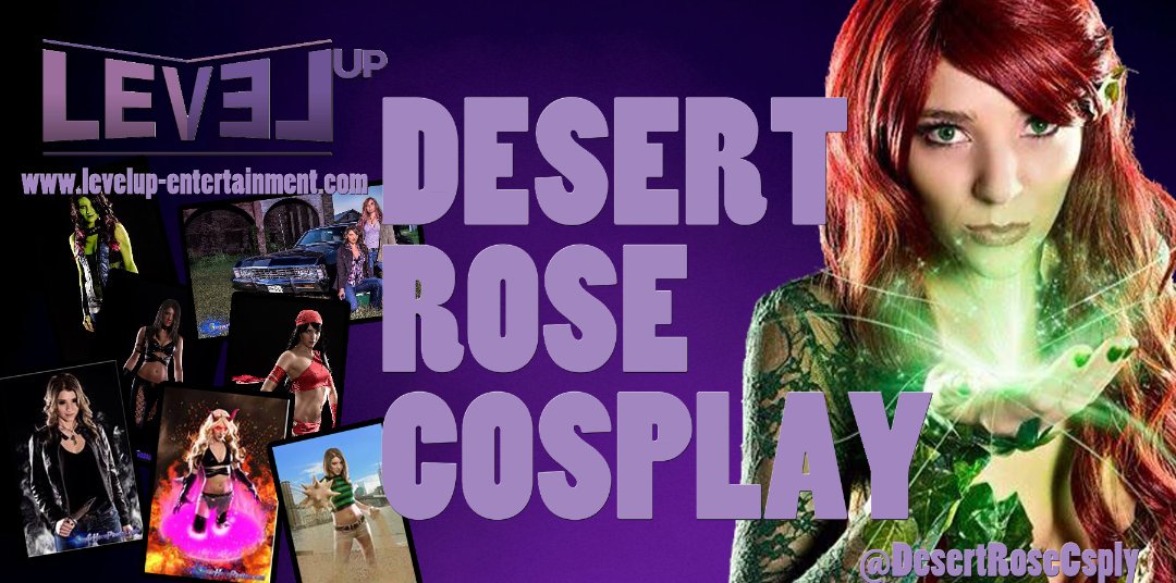 LevelUpSignings's tweet photo. This weekend! @PBCOMICCONX will host the beautiful @DesertRoseCsply See you there! #cosplay #pbccx #levelup https://t.co/qFQBETJ66I