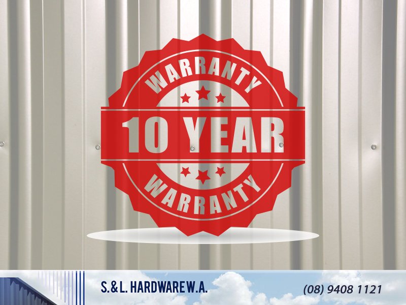 slhardware's tweet photo. Our Lysaght #Colorbond #fencing not only has a material #warranty, it also comes with a 10 year product warranty. https://t.co/ucl48f6Lil https://t.co/lL4ScpH5LB