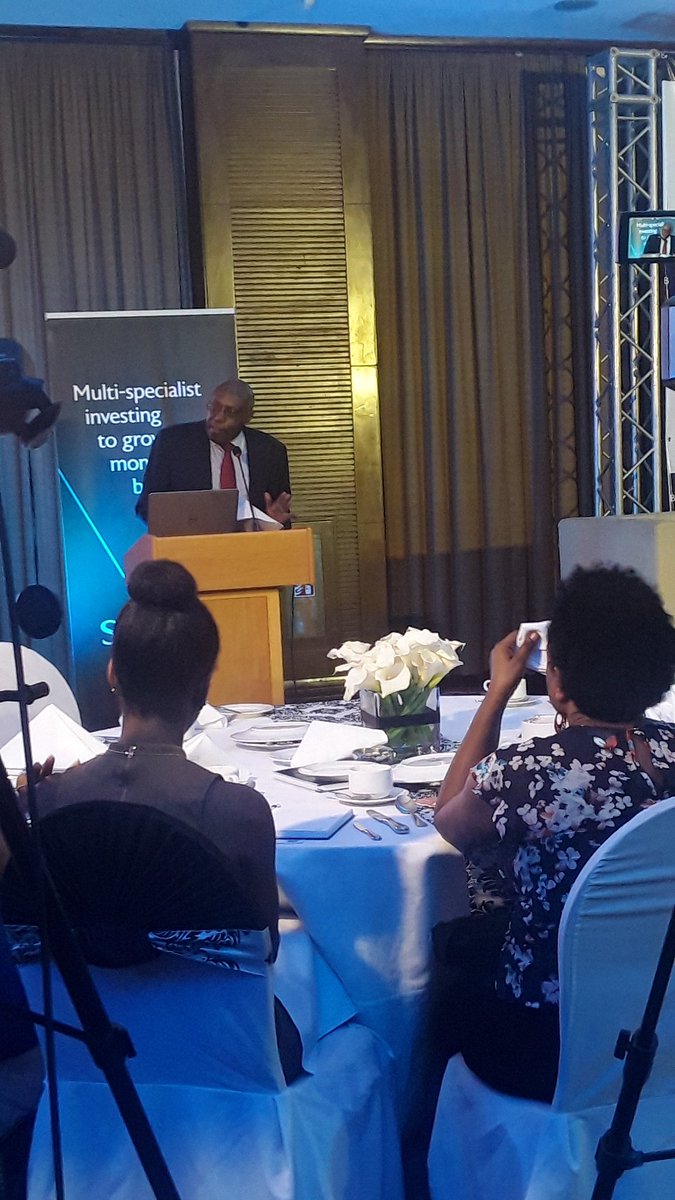 stanlibuganda's tweet photo. Japheth Kato, MD Capital Markets Authority delivering his key note address at the #STANLIBMoneyMarket Fund. https://t.co/EWPEGeJHnn