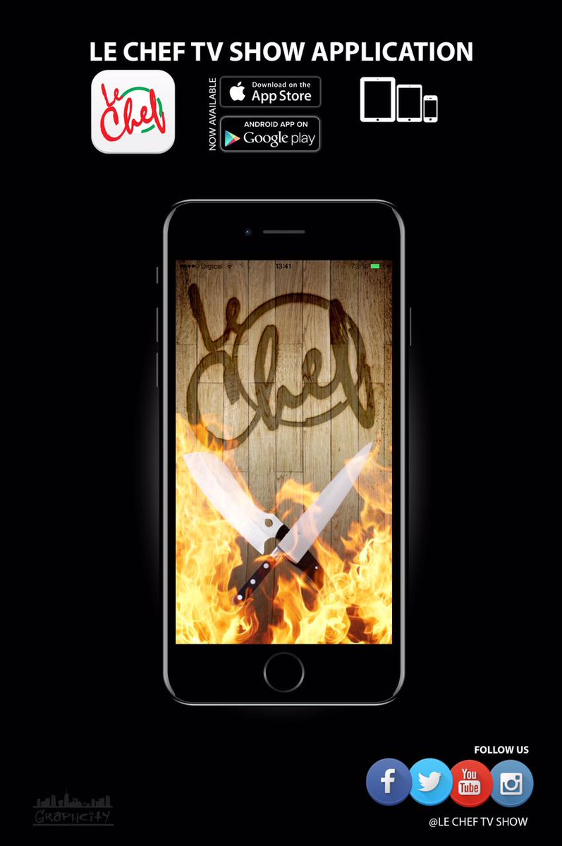 aromecater's tweet photo. We are proud to announce the launch of @lecheftvshow App available for download on Google and Apple Store. #cookingbattle #cookingshow https://t.co/XDSGEc3Bl5