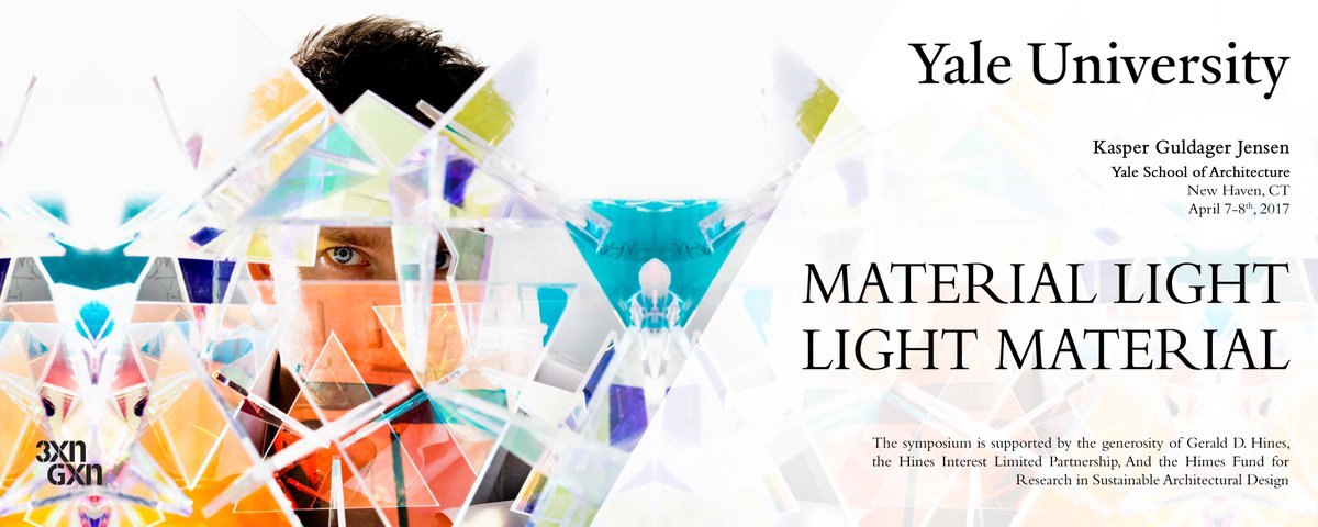 So HONORED to talk at this Yale symposium in a great lineup with Kazuyo Sejima, Billie Faircloth, Anna Dyson, James Carpenter.. among others