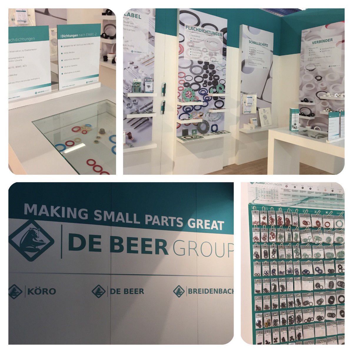 Gaskets, sealing solutions and plumbing parts. Find them at #ish17 in Hall 4.2 - A.09
#MakingSmallPartsGreat