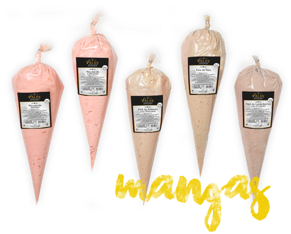PatesValdy's tweet photo. Este formato lleno de ventajas y sabores en mangas de 1 kg está pensado para ti, que eres un profesional #horeca https://t.co/lwif0r7unq https://t.co/hBVTFcLKiD