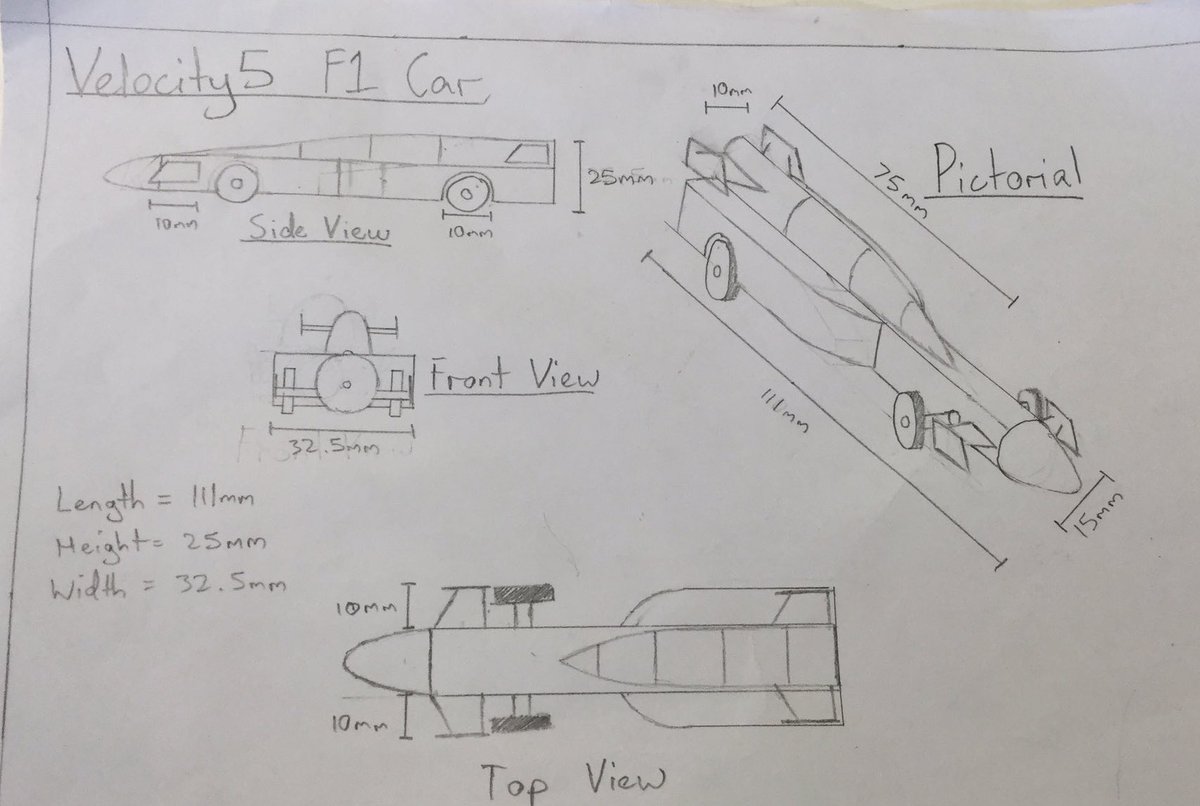 patelro104's tweet photo. Final car design #pmhstem #Velocity5 https://t.co/SMWvIWKMza