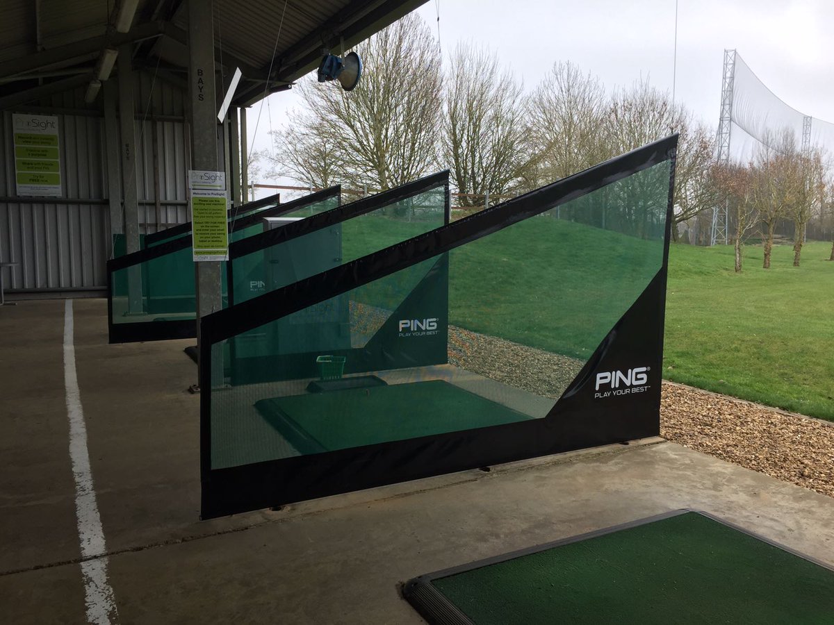 New bay dividers installed on the Driving Range. Come on down and practice your game this week! Prices from only £2.25...