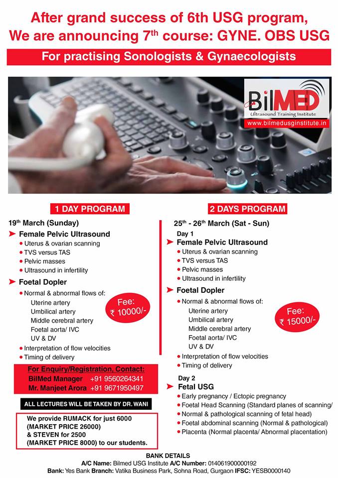bilmedggn's tweet photo. Last phase registrations going on. Get enrolled today!

#Bilmed #ultrasound #USG #gurgaon https://t.co/kiDjg7eDcA