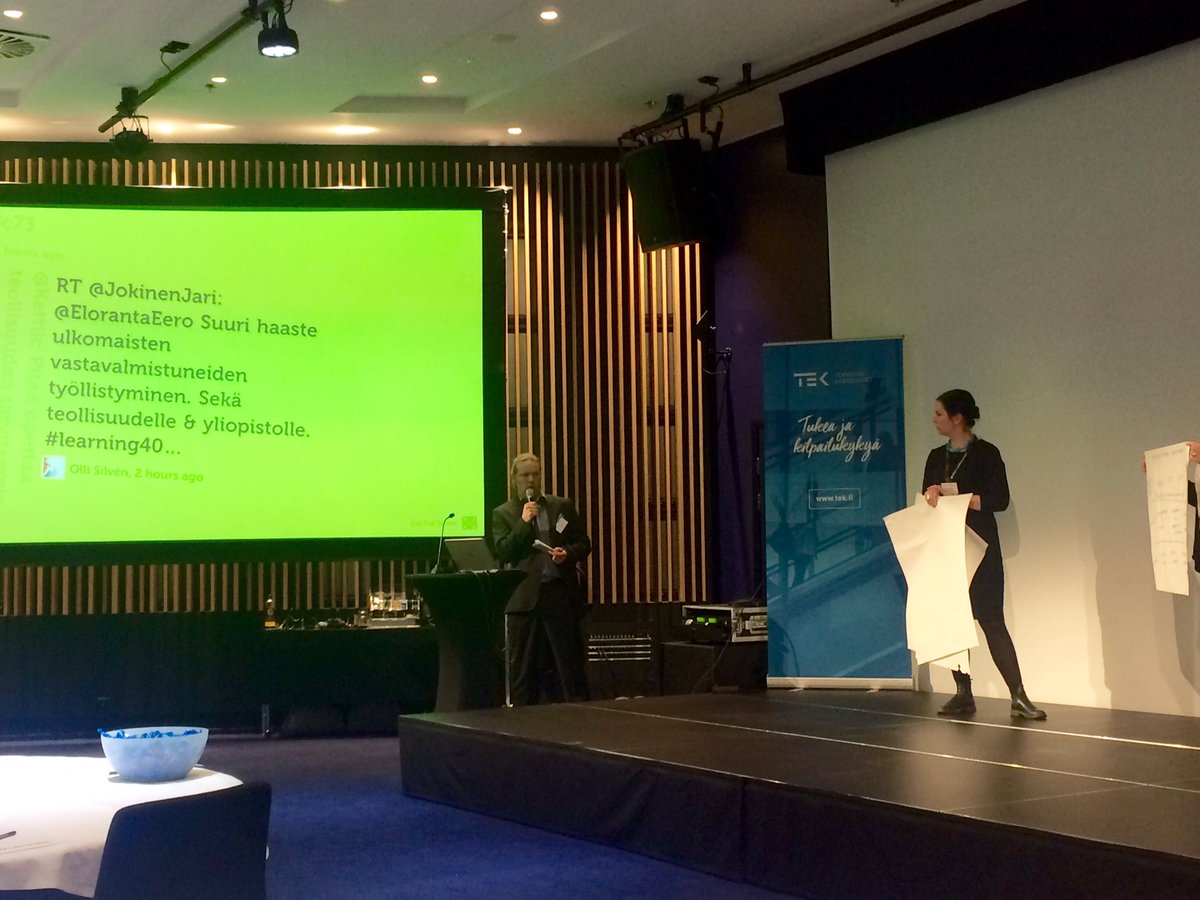 JokinenJari's tweet photo. @arttu_piri & @piiasimpanen esittelevät miten diversiteettiä yliopistoissa & yrityksissä lisätään #learning40 @tek_akateemiset @TechFinland https://t.co/v4zAncaYkg