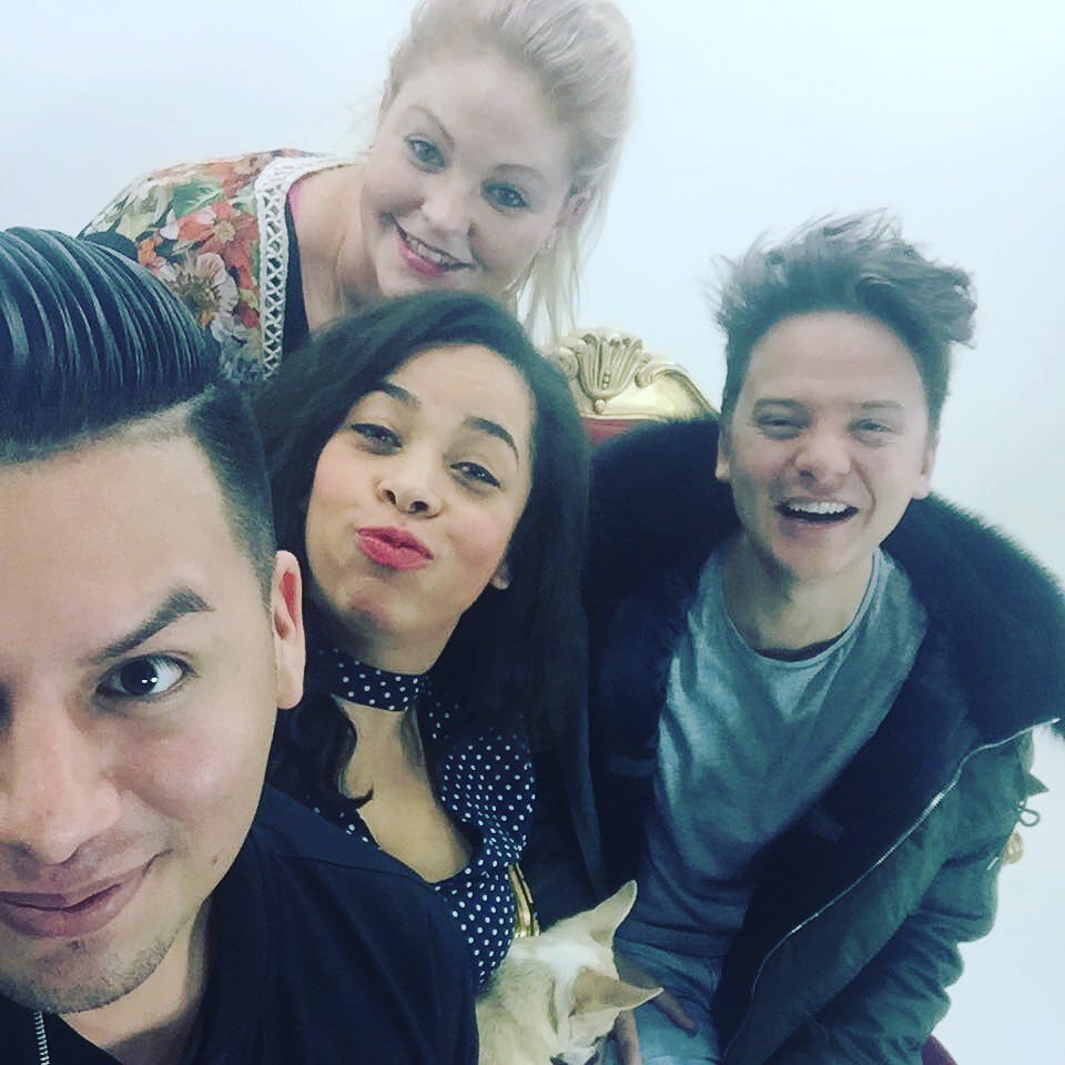 PriceStudiosLtd's tweet photo. Fun times in the studio with @conormaynard and @anthmelo. More to come! #youtuber #singer #dogs #conormaynard #anthmelo https://t.co/BW9RHujK4z