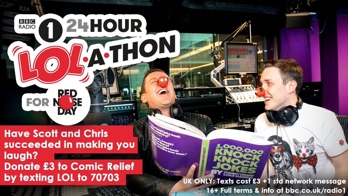 Scott Mills On Twitter We Ve Reached 65k For Comicrelief Lolathon Amazing Thank You Please Keep Showing Yr Support We Ve Been On For 16 Hrs 8 To Go Bbcr1 Https T Co Gd0eagaldh