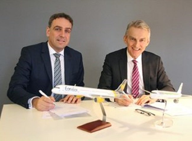 blacksheeppr's tweet photo. Condor &amp; Germania enter into a cooperation and will begin joint selling of their flights with immediate effect https://t.co/tEmHU4406M https://t.co/I8R9pL60xu