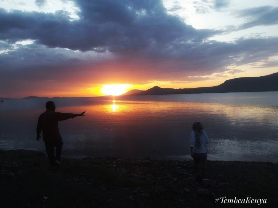 Today's #WanderlustWednesday we would like you to share with us photos of places you have #TembeaKenya 
Photo: Sunset in Lake Victoria.