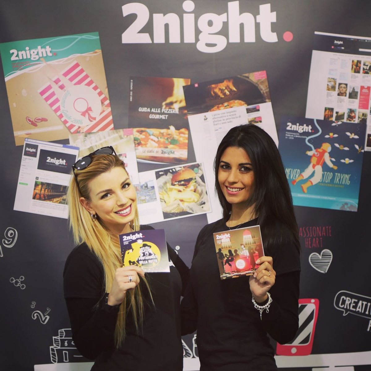 2nightSalento's tweet photo. Vi aspettiamo presso il nostro #stand in Fiera 🔝 venite a trovarci #events #fieradellevante #2night #levanteprof #gadget #magazine https://t.co/xauzA7IXom