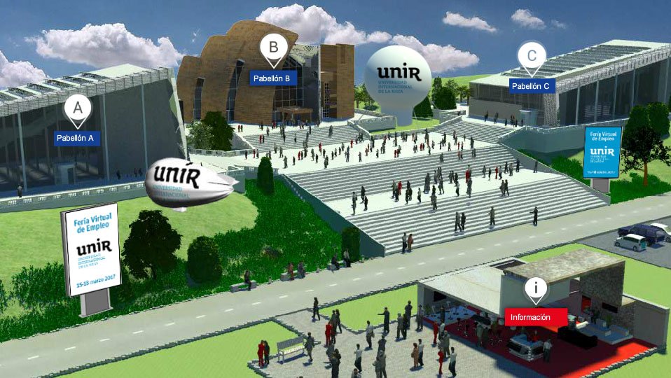 UNIRuniversidad's tweet photo. 📡 ¡Comienza la #FeriaEmpleoUNIR 2017! Más de 100 stands y 17 conferencias, te esperan ¡Acércate! ➡️https://t.co/mskG6J7BiR #trabajo #empleo https://t.co/CVeglQy4s0